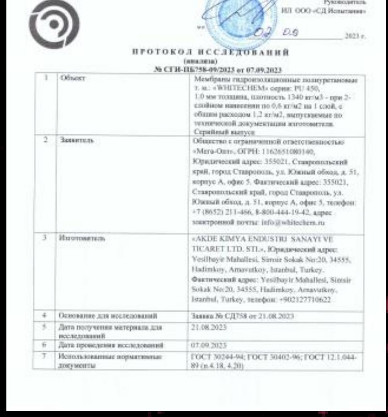 Протокол исследований